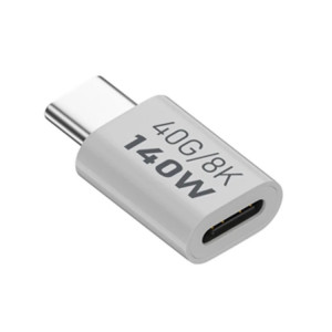 Adaptateur de transmission USB 3.1 Type-C vers Type-C 40 Gbit/s 8K Charge 140 W 5 A, Spécification : Type-C mâle vers femelle SH01031373-20
