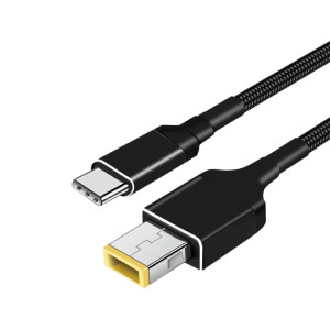 Câble de chargement de type C vers carré pour Lenovo PD 100 W/135 W, longueur : 1,8 m, spécification : 100 W. SH2802652-20