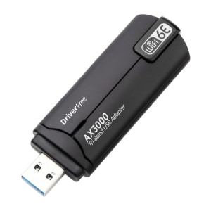WD-AX3000 pour ordinateur de bureau récepteur WiFi USB 3.0 WiFi6 carte réseau sans fil sans pilote (noir) SH501A379-20
