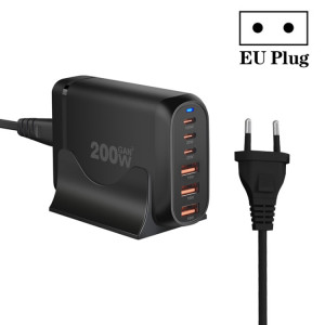 Adaptateur multiport pour ordinateur portable GaN PD100W Type-C x 3 + USB x 3, taille de prise : SH0401637-20