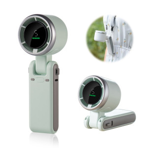 ENKAY Hat-Prince 3600mAh Batterie Max 8H Temps de refroidissement Ventilateur Turbo à col pliable avec affichage numérique (Vert clair) SE101C520-20