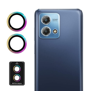 Pour Motorola Moto G Stylus 5G 2023 ENKAY Hat-Prince 9H Objectif de caméra arrière Film de verre trempé en alliage d'aluminium (coloré) SE102C956-20