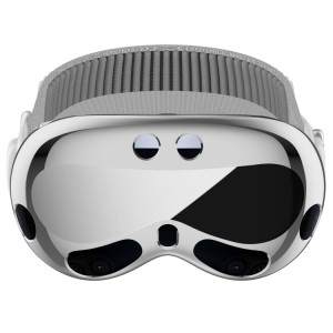 Pour Apple Vision Pro TPU Étui de protection VR Lunettes Accessoires (Argent) SH101D404-20