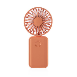 F458 avec corde de cou été 3 vitesses mini ventilateur portatif pliable réglable (orange) SH801A1116-20