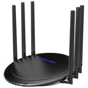 WAVLINK WN531A6 Répéteur sans fil double bande AC2100 Gigabit Ethernet Port Routeur WiFi, Prise : SW1103596-20