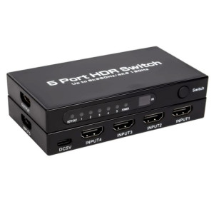 Commutateur HDMI 2.1 5x1 Q8-5 pour home cinéma/bureau, commutateur vidéo de jeu 8K 60 Hz, SH3602688-20
