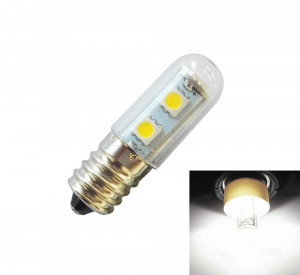 E14 vis lumière LED ampoule de réfrigérateur 1W 220V AC 7 lumière SMD 5050 ampères LED lumière réfrigérateur maison (Cool White) SH201B991-20