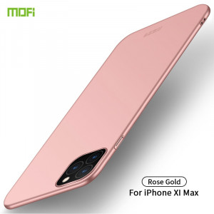 Coque ultra-fine pour PC MOFI givré pour iPhone 11 Pro Max (Or rose) SM102E586-20