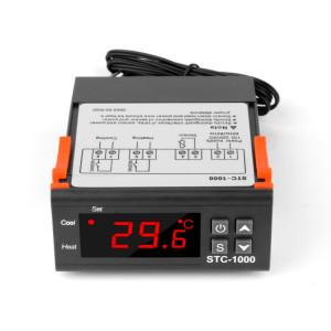 Thermostat de régulateur de température de LED de contrôleur de température numérique de STC-1000 24V pour le chauffage et le refroidissement du relais d'incubateur 10A SH49411820-20