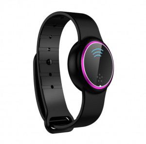 Bracelet anti-moustique électronique à ultrasons, montre portable d'extérieur, anti-moustique (noir violet) SH302B610-20