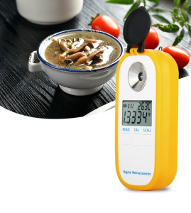 DR201 Digital Sel Réfractomètre Salinity Spécifique Du compteur de gravité 0 ~ 28% Réfractomètre alimentaire Testeur de contenu de sel de sodium Chlorure de sodium NaCl SH50981863-20
