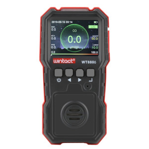 Wintact Wintact WT8806 Moniteur de monoxyde de carbone Sens professionnel Capteur de gaz rechargeable haute sensible Sensible Light Vibration Alarme de vibration CO Détecteur SW53851170-20