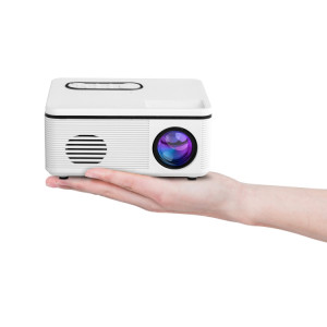 Mini projecteur portable S361 80 lumens 320 x 240 pixels, prise en charge 1080P, (blanc) SH402A1939-20