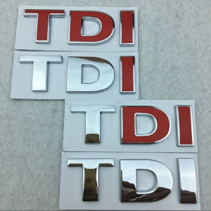 Autocollant de voiture DIY TDI 3D Badge Emblem Decal SH8655778-20