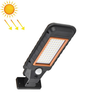 72 LED Lampe solaire à induction de corps de lampe murale LED éclairage extérieur étanche Lampadaire (bord orange) SH302A68-20