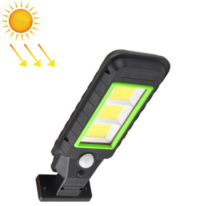 120 COB lampe solaire à induction de corps de lampe murale LED éclairage extérieur étanche lampe de rue (bord vert) SH303B1308-20
