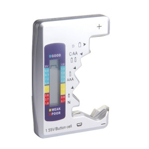 Testeur de batterie détecteur de carburant de batterie pour C / D / N / 9V / AA / AAA / 1.5V mesureur de tension numérique SH3977473-20