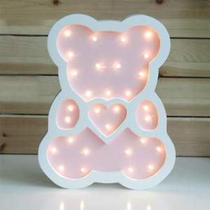 Mur de chevet LED veilleuse enfants bébé enfants chambre lampe décorative à la maison (rose) SH101B793-20