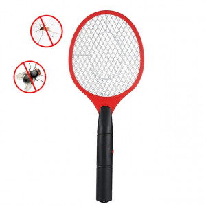 Raquette à main tapette moustique insecte maison jardin parasite insecte mouche moustique Zapper tapette tueur tapette à mouche électrique (rouge) SH901B1109-20