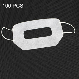100 PCS masque de protection pour les yeux d'hygiène masque jetable blanc pour lunettes de réalité virtuelle SH0317118-20