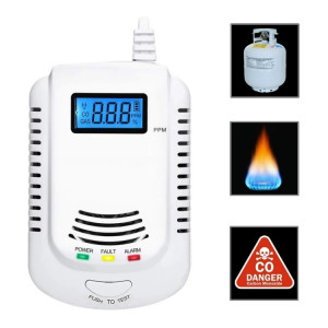 COALGAS Gaz Natural Methane Propane Detector Detector Testeur Mesureur Outil de sécurité à domicile, Plug EU SH18041672-20