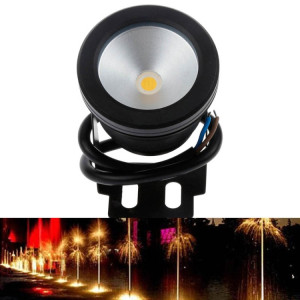 Projecteur sous-marin de fontaine de piscine 10W Projecteur sous-marin de réservoir de poissons programmé DC 12V (lumière blanche chaude) SH501A1103-20