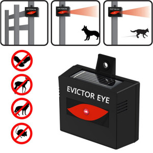 2 Pcs / Pack Répulsif Solaire Ranch Farm Wild Hawkeye Animal Repeller SH3278562-20