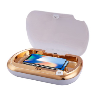 Mini Portable UV Sous-Vêtements Stérile Machine Portable Ozone Disinfection Box Personal Care (Gold) SH401B723-20