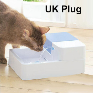 Distributeur d'eau automatique pour chien Cat Teddy Dog Distributeur général pour chien, type de prise: UK (blanc) SH503A580-20
