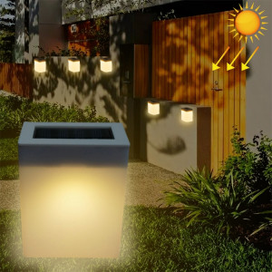 Lampe à économie d'énergie solaire Applique murale extérieure de clôture de jardin (lumière chaude) SH001B36-20