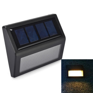 6 LED énergie solaire IP55 étanche capteur de lumière murale lumière pont lumières (lumière chaude) SH501B1162-20