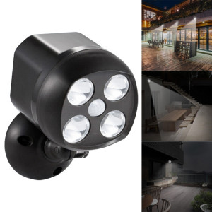 3W 4 LED SMD 3535 Éclairage extérieur Capteur de mouvement sans fil Projecteur extérieur Spot LED Applique murale SH7658436-20
