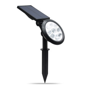 Lumières de jardin à énergie solaire 9 LED jardin extérieur réglable IP65 lumière étanche (blanc chaud + lumière blanche) SH901B1054-20
