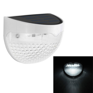 Lampe de jardin semi-circulaire étanche IP55 de contrôle de la lumière solaire (lumière blanche) SH801B13-20
