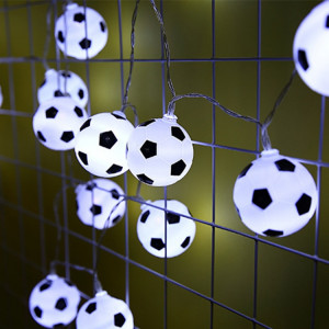 3m 20 LED Football Lantern String KTV Creative LED Lumière Décorative (Lumière Blanche) SH303B398-20