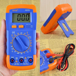 Multimètre numérique multifonctionnel lumineux de mètre de capacité de protection d'A830L SH69891169-20