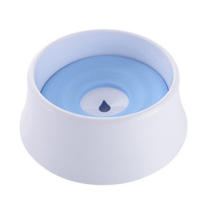Eau potable pour chien Pot pour chien non mouillé Bouche éclaboussée Eau de grande capacité Flottabilité pour chien Bol (bleu) SH401B1721-20
