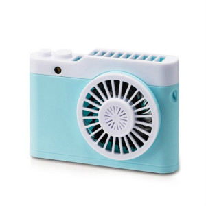 Mini ventilateur portatif pour appareil photo de charge USB suspendu petit ventilateur (bleu) SH301D834-20