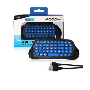 DOBE TP4-022 2.4G Clavier de contrôleur sans fil Clavier de jeu ABS pour PS4 / Slim (bleu) SD301A66-20