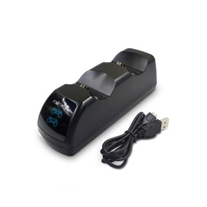 Station d'accueil à double chargeur USB avec indicateur LED pour manette sans fil PS4 (noir) SM201A901-20