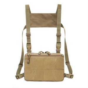 Sac de poitrine multifonctionnel pour sac à dos de stockage portable de sports de plein air (beige) SH201B1047-20