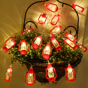 2m 20 LED Lampe au kérosène rétro LED Lights String Décoration de chambre à coucher (lumière blanche) SH302B1934-20
