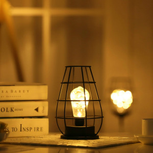 Rétro classique fer Art LED lampe de table lampe de lecture veilleuse chambre lampe bureau éclairage décoration de la maison, abat-jour Style: cruche séparée SH5204361-20