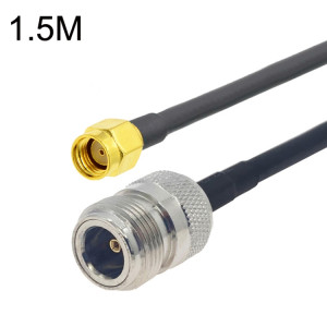 Câble adaptateur coaxial RP-SMA mâle vers N femelle RG58, longueur du câble : 1,5 m SH7003902-20