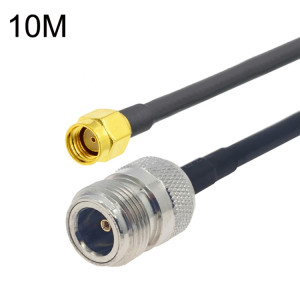 Câble adaptateur coaxial RP-SMA mâle vers N femelle RG58, longueur du câble : 10 m. SH70061370-20