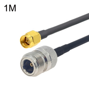 Câble adaptateur coaxial SMA mâle vers N femelle RG58, longueur du câble : 1 m. SH7102491-20