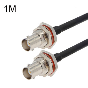 Câble adaptateur coaxial BNC femelle vers BNC femelle RG58, longueur du câble : 1 m. SH4202862-20