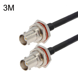 Câble adaptateur coaxial BNC femelle vers BNC femelle RG58, longueur du câble : 3 m. SH4204764-20