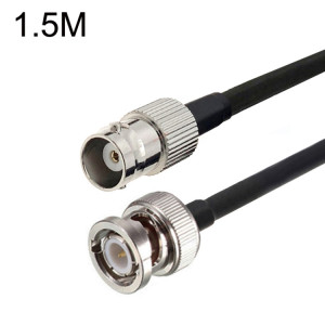 Câble adaptateur coaxial BNC femelle vers BNC mâle RG58, longueur du câble : 1,5 m. SH2103451-20