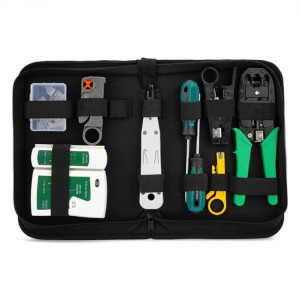 Kit de réparation de réseau domestique pour testeur de pince de câble réseau à trois usages, Style: 12 en 1 SH0101643-20